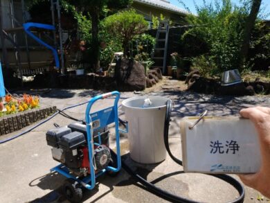 奈良生駒郡安堵町Y様邸　外壁塗装・屋根塗装工事 洗浄